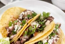 carne asada tacos